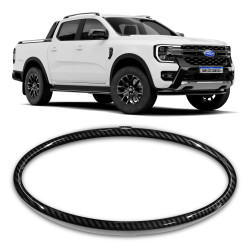 APLIQUE MOLDURA LOGO FORD RANGER FIBRA DE CARBONO Vo6