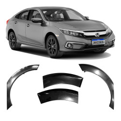 APLIQUE PARALAMA HONDA CIVIC MODELO TYPE-R PRETO Vo6
