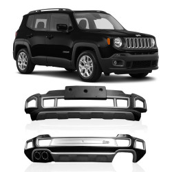 PARA-CHOQUE DIANTEIRO E TRASEIRO JEEP RENEGADE 2014 A 2018