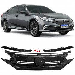 GRADE DIANTEIRA HONDA CIVIC G10 P/ MODELO SI BLACK PIANO VO6