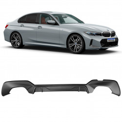 DIFUSOR TRASEIRO BMW G20 M-TECH PRETO FOSCO VO6