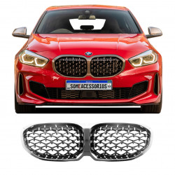 GRADE BMW SÉRIE 1 F40  METEOR DIAMOND CROMADA Vo6
