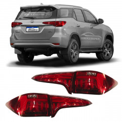 LANTERA TRASEIRA ESPORTIVA FULL LED TOYOTA HILUX SW4 VO6