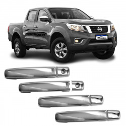 APLIQUE MACANETA CROMADO EXTERNA NISSAN FRONTIER 2008 A 2016 TRACK