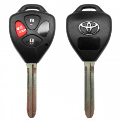 CAPA E CHAVE REPOSIÇÃO MODELO TOYOTA 3 BOTOES Vo6