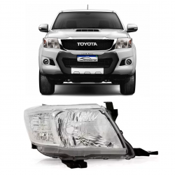 FAROL DIREITO TOYOTA HILUX SR SRV ACRÍLICO Vo6