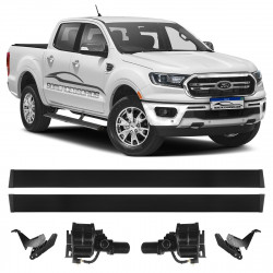 ESTRIBO PLATAFORMA LATERAL FORD RANGER ELETRICO RETRATIL POWER SIDE STEP Vo6