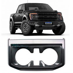 APLIQUE PORTA COPOS FORD RANGER F150 FIBRA DE CARBONO Vo6