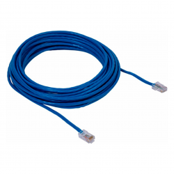 CABO DE REDE CAT6 AZUL 24AWG 10 METRO UTP CLIPADO Vo6