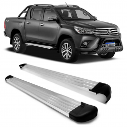 ESTRIBO PLATAFORMA LATERAL TOYOTA HILUX ALUMÍNIO Vo6