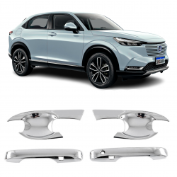 KIT APLIQUE MAÇANETA HONDA HR-V CROMADO Vo6