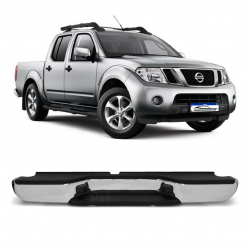 PARA-CHOQUE TRASEIRO NISSAN NAVARA FRONTIER D40 CROMADO Vo6