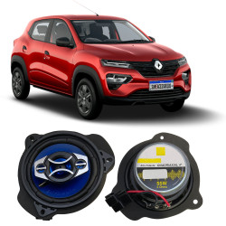 ALTO FALANTE ORIGINAL RENAULT KWID 04" TRIAXIAL 55W BOMBER DIANT PAR HURRICANE