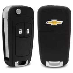 CHAVE CANIVETE MODELO CHEVROLET 2 BOTOES LAMINA K