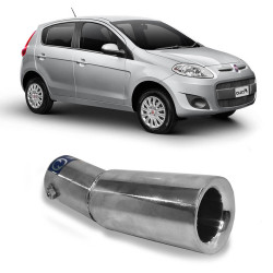 PONTEIRA ESCAPAMENTO FIAT PALIO 1.6 CROMADO TERMINAL