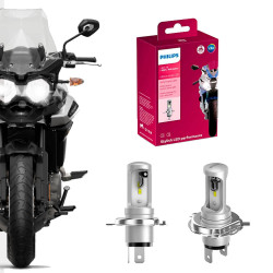 ULTINON MOTO LED LAMPADA FAROL MOTOCICLETA HS1 H4 PHILIPS 11458UMX1