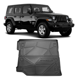 TAPETE BANDEJA PORTA MALAS JEEP WRANGLER EMBORRACHADO AUTOMOTIVO Vo6