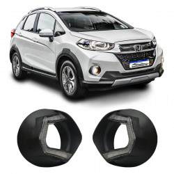 FAROL MILHA DRL COM SETA HONDA WR-V Vo6