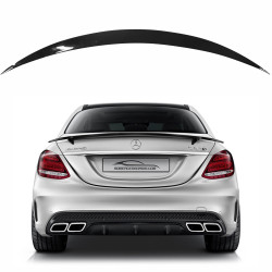 AEROFOLIO SPOILER TRASEIRO MERCEDES CLASSE C W205 BLACK PIANO 14035 Vo6