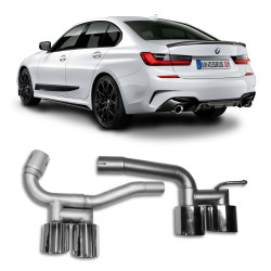 PONTEIRA DE ESCAPAMENTO MODELO M3 BMW F30 CROMADO Vo6