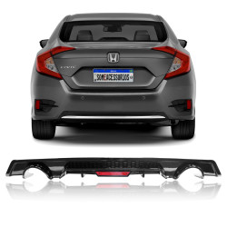 SPOILER DIFUSOR TRASEIRO HONDA CIVIC G10 BILATERAL Vo6
