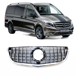 GRADE DIANTEIRA MERCEDES BENZ VITO W447 MODELO GTR Vo6