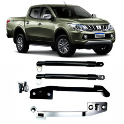 PAR AMORTECEDOR TAMPA CAÇAMBA A GÁS MITSUBISHI L200 TRITON Vo6