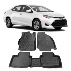 JOGO DE TAPETE TOYOTA COROLLA EMBORRACHADO 3 PEÇAS Vo6