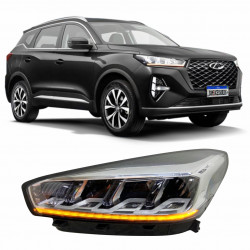 FAROL PRINCIPAL CHERY TIGGO 7 PRO ACRÍLICO ESQUERDO Vo6