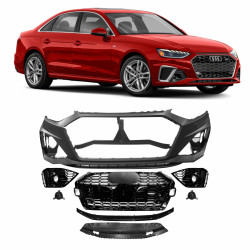 BODY KIT DIANTEIRO AUDI A4 MODELO RS4 GRADE BLACK PIANO Vo6