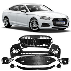 BODY KIT DIANTEIRO TRANSFORMA AUDI A5 EM MODELO AUDI RS5 2021 Vo6