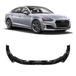 SPOILER DIANTEIRO AUDI A5 MODELO RS5 BLACK PIANO FRONT LIP Vo6