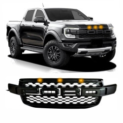 GRADE FRONTAL FORD RANGER 2024 MODELO RAPTOR COM LED Vo6