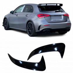 MOLDURA APLIQUE ENTRADA DE AR TRASEIRA MERCEDES BENZ W177 AMG BLACK PIANO Vo6