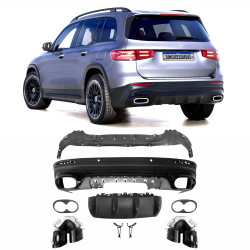 DIFUSOR TRASEIRO MERCEDES BENZ X247 GLB45 PONTEIRAS DUPLA BI LATERAL Vo6