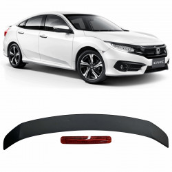 AEROFOLIO TRASEIRO HONDA CIVIC G10 COM LUZ DE FREIO Vo6