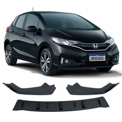 SPOILER DIANTEIRO HONDA FIT RD PRETO Vo6