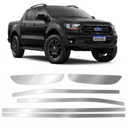 JOGO APLIQUE PESTANA FORD RANGER CROMADO Vo6
