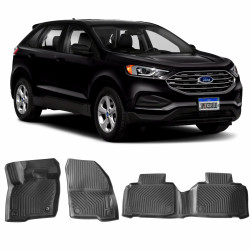 JOGO DE TAPETE INTERNO FORD EDGE MODELO BANDEJA EMBORRACHADO Vo6