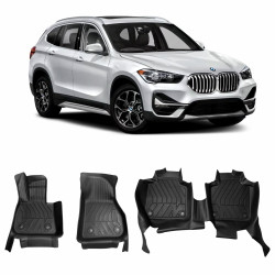 JOGO DE TAPETE BMW X1 MODELO BANDEJA 3 PEÇAS EMBORRACHADO Vo6