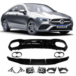 KIT DIFUSOR TRASEIRO MERCEDES CLASSE A45 W177 SEDAN AMG Vo6
