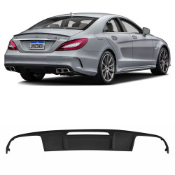 DIFUSOR TRASEIRO MERCEDES BENZ CLASSE C W218 CLS63 PRETO VO6 