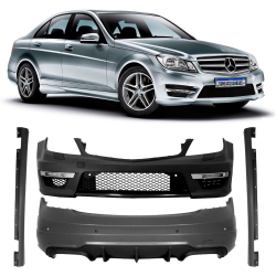 BODY KIT TRANSFORMA MERCEDES BENZ CLASSE C  W204 PARA C63 COMPLETO Vo6