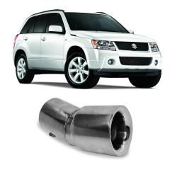 PONTEIRA ESCAPAMENTO SUZUKI GRAND VITARA CROMADO TERMINAL