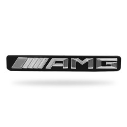 EMBLEMA AMG MERCEDES BENZ GRADE SUPORTE PLACA CURVADA Vo6