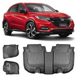 JOGO TAPETE BANDEJA HONDA HRV EMBORRACHADO AUTOMOTIVO Vo6