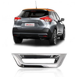 APLIQUE FAROL NEBLINA NISSAN KICKS CROMADO
