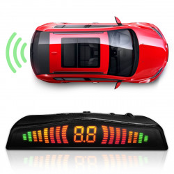 SENSOR DE ESTACIONAMENTO EMBUTIDO UNIVERSAL PRETO FOSCO KX3 VO6