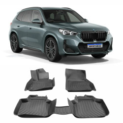 JOGO DE TAPETE INTERNO BMW X1 F48 MODELO BANDEJA EMBORRACHADO 3 PEÇAS Vo6