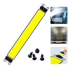 LUMINÁRIA LED BAÚ CAMINHÃO UNIVERSAL BIVOLT 156 LEDS COB Vo6